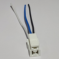 Колодка соед. 3 конт. 6,3мм (гнездо) с проводом 1,5мм AVKOPRO AVK9073348-1,5